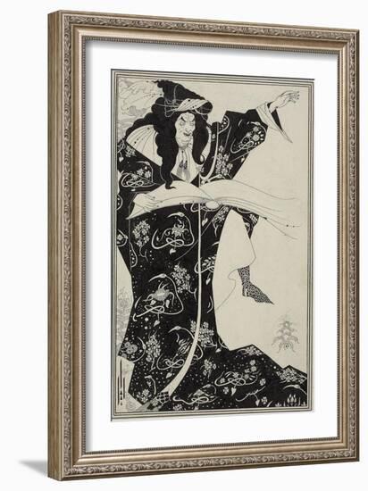 Virgilius the Sorcerer, C.1893-Aubrey Beardsley-Framed Giclee Print