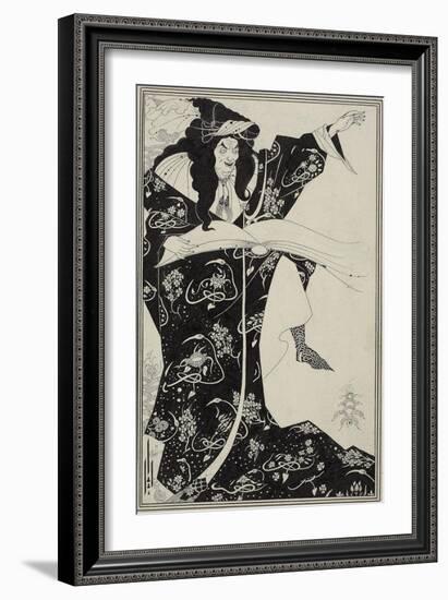 Virgilius the Sorcerer, C.1893-Aubrey Beardsley-Framed Giclee Print