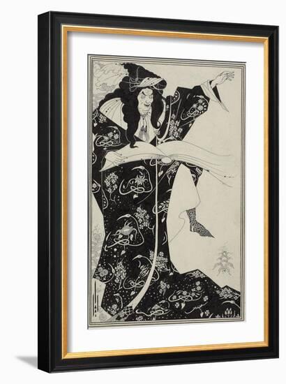 Virgilius the Sorcerer, C.1893-Aubrey Beardsley-Framed Giclee Print