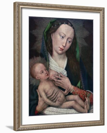 Virgin and Child, 1420-1460-Rogier van der Weyden-Framed Giclee Print