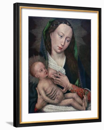 Virgin and Child, 1420-1460-Rogier van der Weyden-Framed Giclee Print