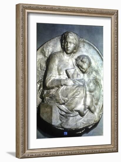 Virgin and Child, 1504-1505-Michelangelo Buonarroti-Framed Photographic Print