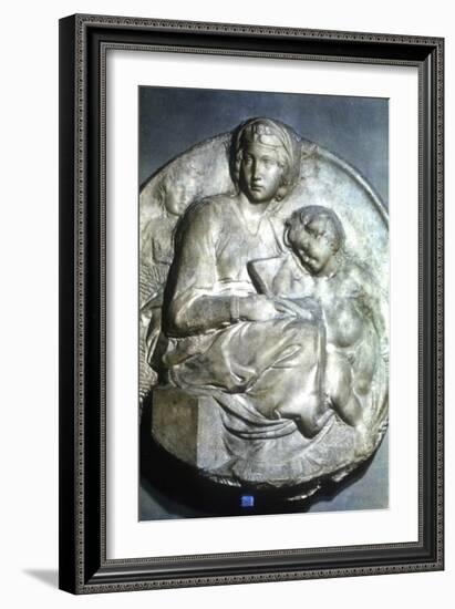 Virgin and Child, 1504-1505-Michelangelo Buonarroti-Framed Photographic Print