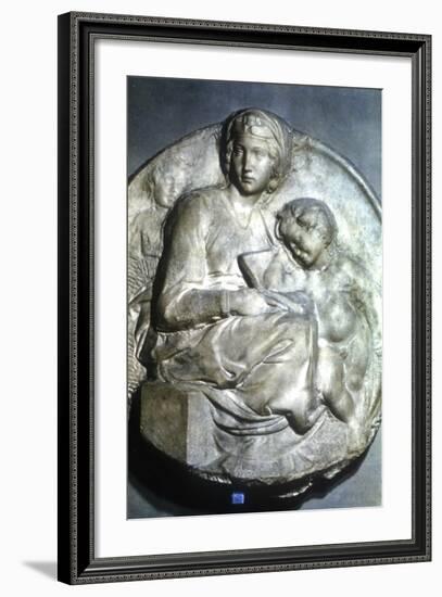 Virgin and Child, 1504-1505-Michelangelo Buonarroti-Framed Photographic Print