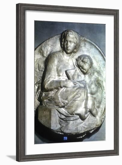 Virgin and Child, 1504-1505-Michelangelo Buonarroti-Framed Photographic Print