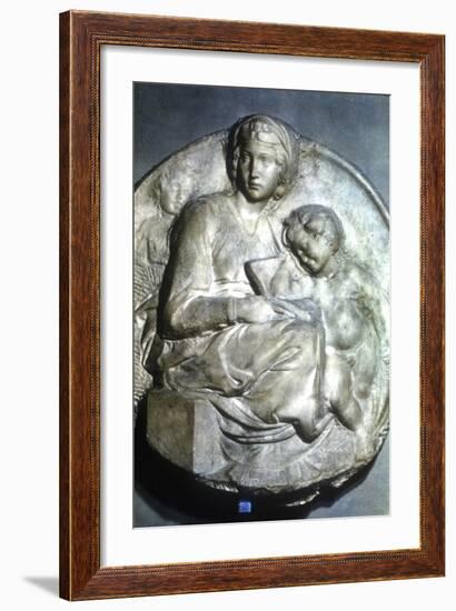 Virgin and Child, 1504-1505-Michelangelo Buonarroti-Framed Photographic Print