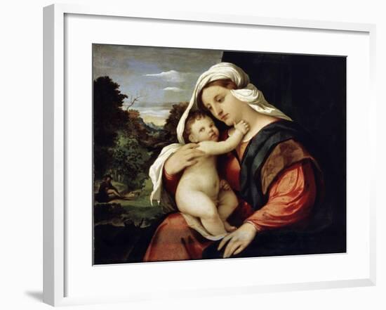 Virgin and Child, 1515-1516-Jacopo Palma-Framed Giclee Print