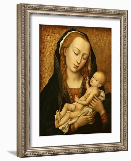 Virgin and Child, 15th Century-Rogier van der Weyden-Framed Giclee Print