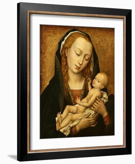 Virgin and Child, 15th Century-Rogier van der Weyden-Framed Giclee Print