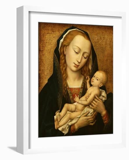 Virgin and Child, 15th Century-Rogier van der Weyden-Framed Giclee Print