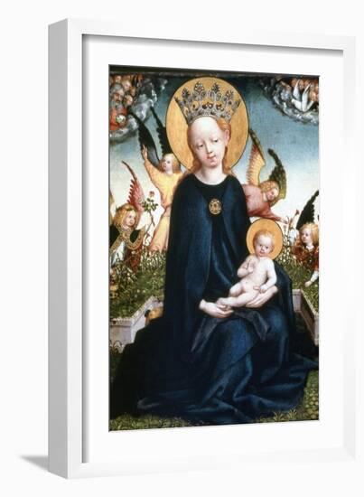 Virgin and Child, 15th Century-Martin Schongauer-Framed Giclee Print