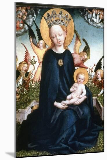 Virgin and Child, 15th Century-Martin Schongauer-Mounted Giclee Print