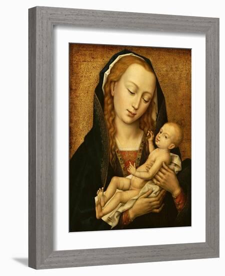 Virgin and Child, 15th Century-Rogier van der Weyden-Framed Giclee Print