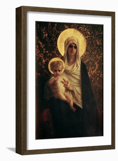 Virgin and Child, 1872-Ernest Antoine Hebert-Framed Giclee Print