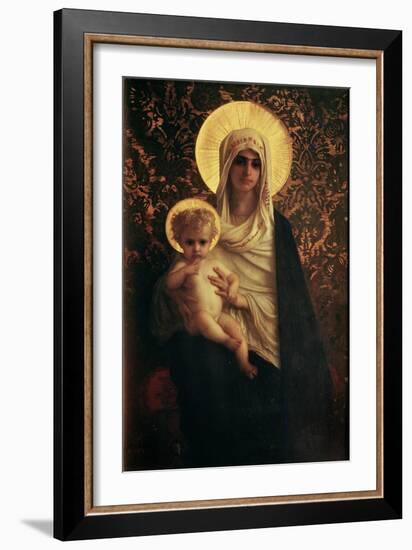 Virgin and Child, 1872-Ernest Antoine Hebert-Framed Giclee Print