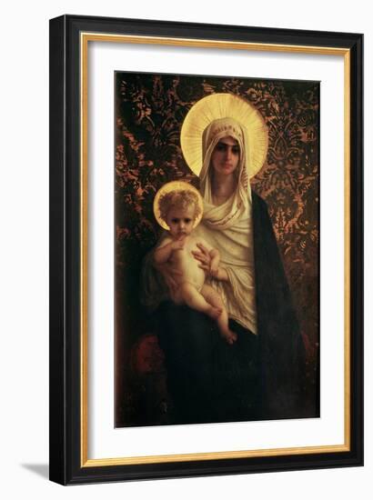 Virgin and Child, 1872-Ernest Antoine Hebert-Framed Giclee Print