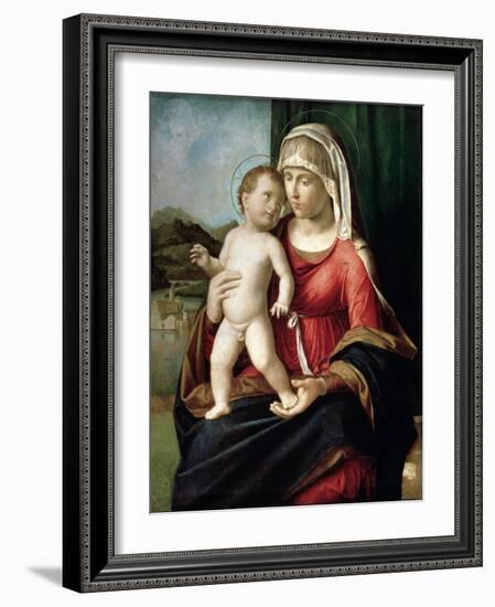 Virgin and Child, Between 1496 and 1499-Giovanni Battista Cima Da Conegliano-Framed Giclee Print