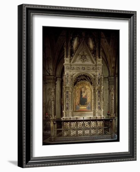 Virgin and Child, by Bernardo Daddi-Bernardo Daddi-Framed Photographic Print