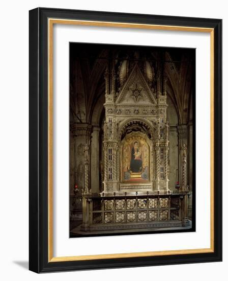 Virgin and Child, by Bernardo Daddi-Bernardo Daddi-Framed Photographic Print