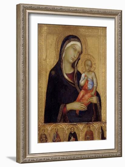 Virgin and Child, C. 1324-1325-Simone Di Martini-Framed Giclee Print