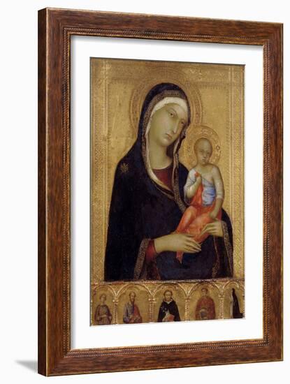 Virgin and Child, C. 1324-1325-Simone Di Martini-Framed Giclee Print