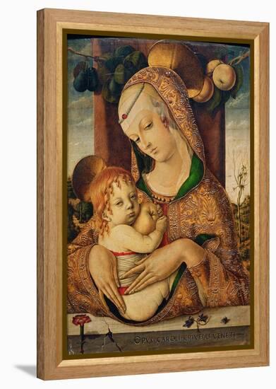 Virgin and Child, C.1480-Carlo Crivelli-Framed Premier Image Canvas