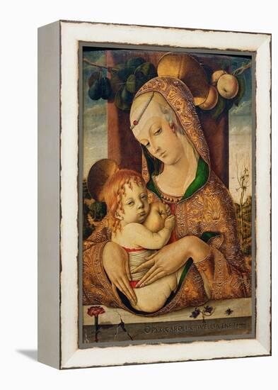 Virgin and Child, C.1480-Carlo Crivelli-Framed Premier Image Canvas