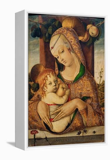 Virgin and Child, C.1480-Carlo Crivelli-Framed Premier Image Canvas