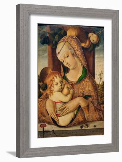 Virgin and Child, C.1480-Carlo Crivelli-Framed Giclee Print