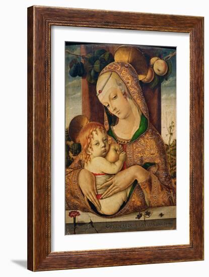 Virgin and Child, C.1480-Carlo Crivelli-Framed Giclee Print