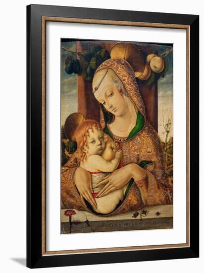 Virgin and Child, C.1480-Carlo Crivelli-Framed Giclee Print