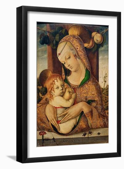 Virgin and Child, C.1480-Carlo Crivelli-Framed Giclee Print