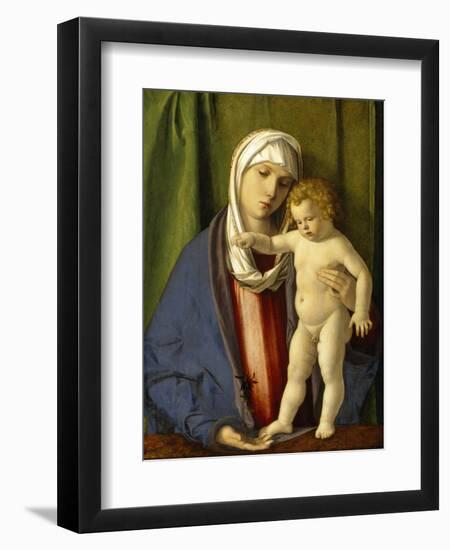 Virgin and Child, C.1488-90-Giovanni Bellini-Framed Giclee Print