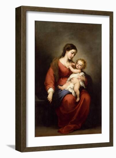 Virgin and Child, c.1670-72-Bartolome Esteban Murillo-Framed Giclee Print