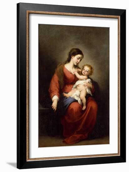 Virgin and Child, c.1670-72-Bartolome Esteban Murillo-Framed Giclee Print