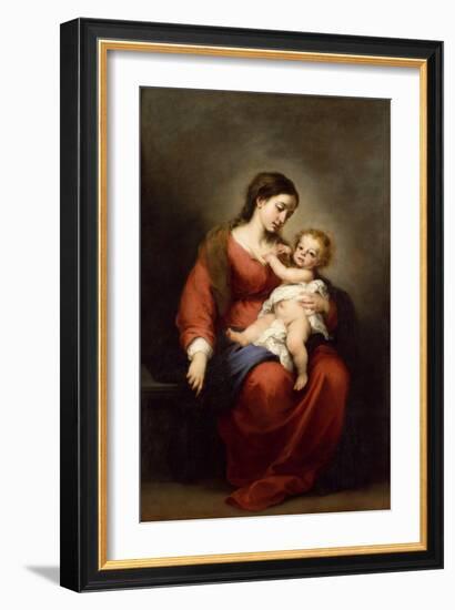 Virgin and Child, c.1670-72-Bartolome Esteban Murillo-Framed Giclee Print