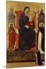 Virgin and Child Enthroned with Saints Peter, Paul, John the Baptist, Dominic and a Donor, 1325-35-Ugolino Di Nerio-Mounted Giclee Print