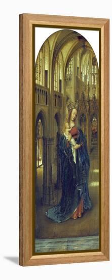 Virgin and Child in a Church-Jan van Eyck-Framed Premier Image Canvas