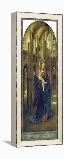 Virgin and Child in a Church-Jan van Eyck-Framed Premier Image Canvas