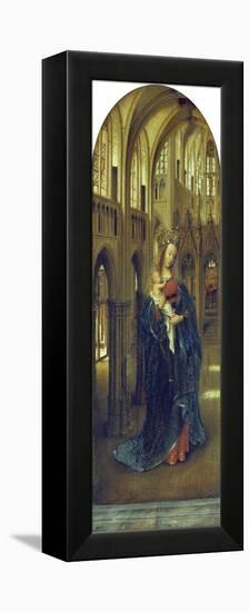 Virgin and Child in a Church-Jan van Eyck-Framed Premier Image Canvas