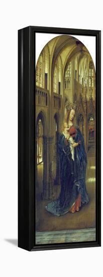 Virgin and Child in a Church-Jan van Eyck-Framed Premier Image Canvas