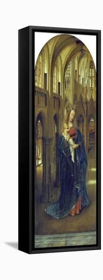 Virgin and Child in a Church-Jan van Eyck-Framed Premier Image Canvas