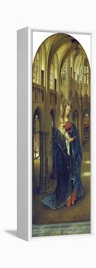 Virgin and Child in a Church-Jan van Eyck-Framed Premier Image Canvas