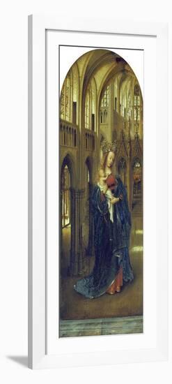 Virgin and Child in a Church-Jan van Eyck-Framed Giclee Print