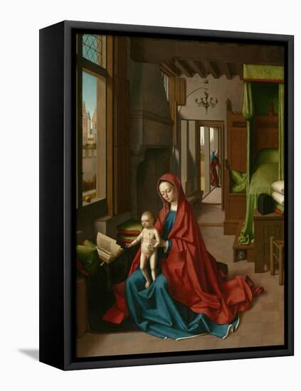 Virgin and Child in a Domestic Interior, 1460-67-Petrus Christus-Framed Premier Image Canvas