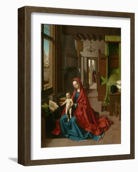 Virgin and Child in a Domestic Interior, 1460-67-Petrus Christus-Framed Giclee Print