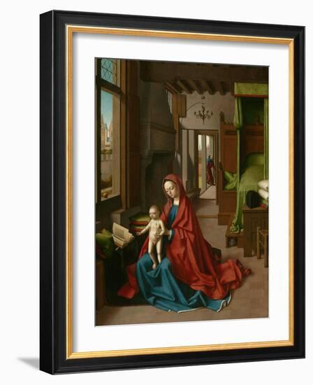 Virgin and Child in a Domestic Interior, 1460-67-Petrus Christus-Framed Giclee Print