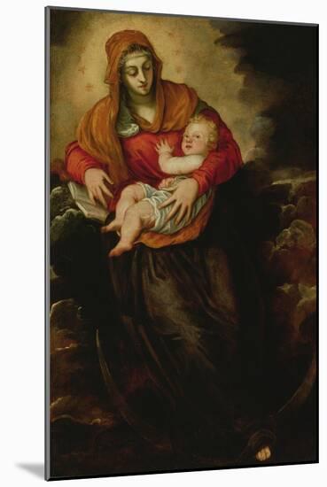 Virgin and Child, known as the Immaculate Conception (Oil on Canvas)-Jacopo Robusti Tintoretto-Mounted Giclee Print