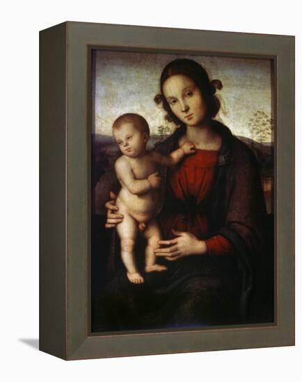 Virgin and Child, Late 15th or Early 16th Century-Perugino-Framed Premier Image Canvas