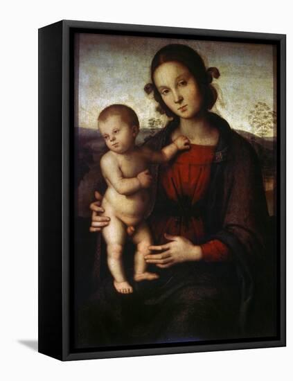 Virgin and Child, Late 15th or Early 16th Century-Perugino-Framed Premier Image Canvas